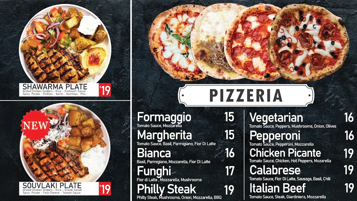 Menu, Marcello's