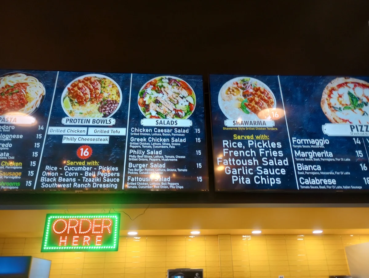 Menu, Marcello's