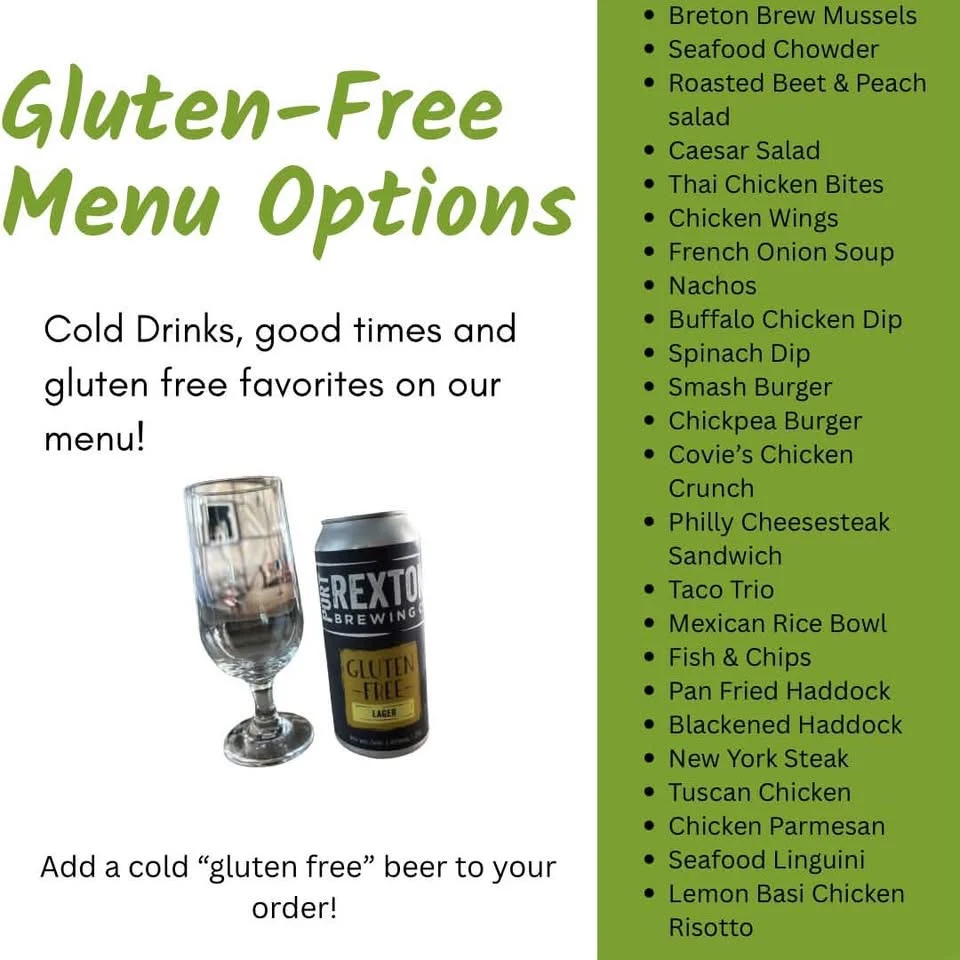 Menu, The Dory Pub & Restaurant