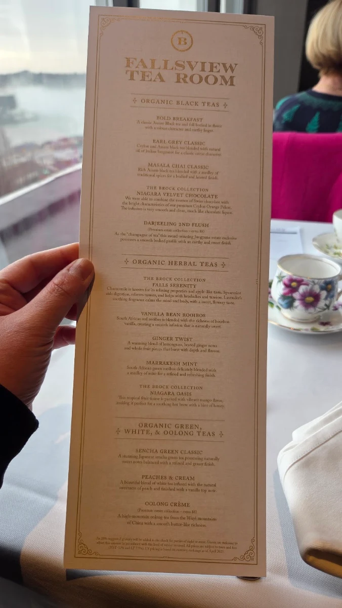 Menu, Prime Steakhouse Niagara Falls