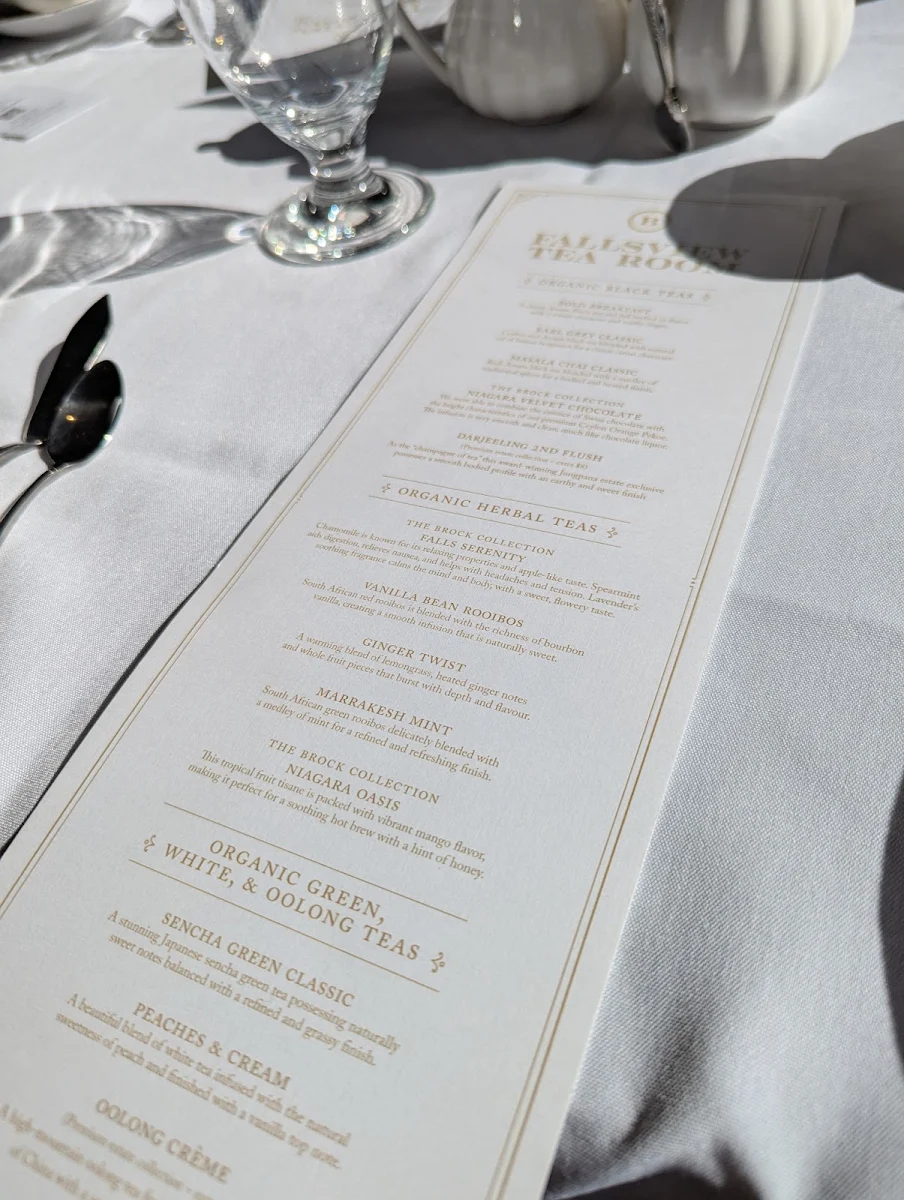Menu, Prime Steakhouse Niagara Falls