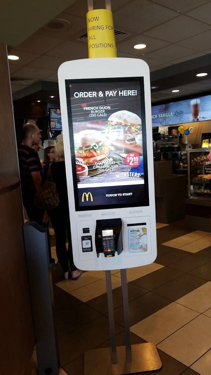 Menu, McDonald's