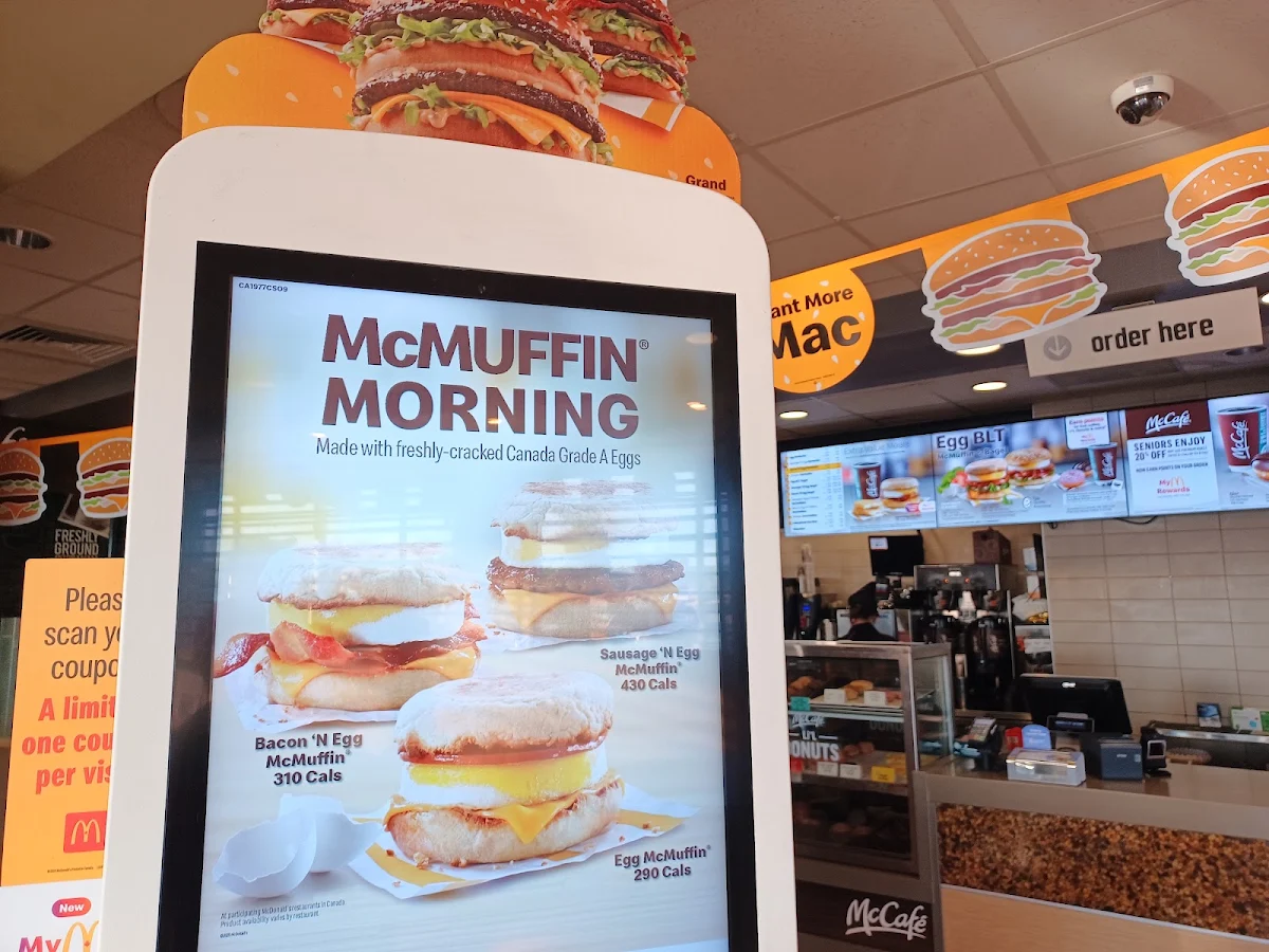 Menu, McDonald's