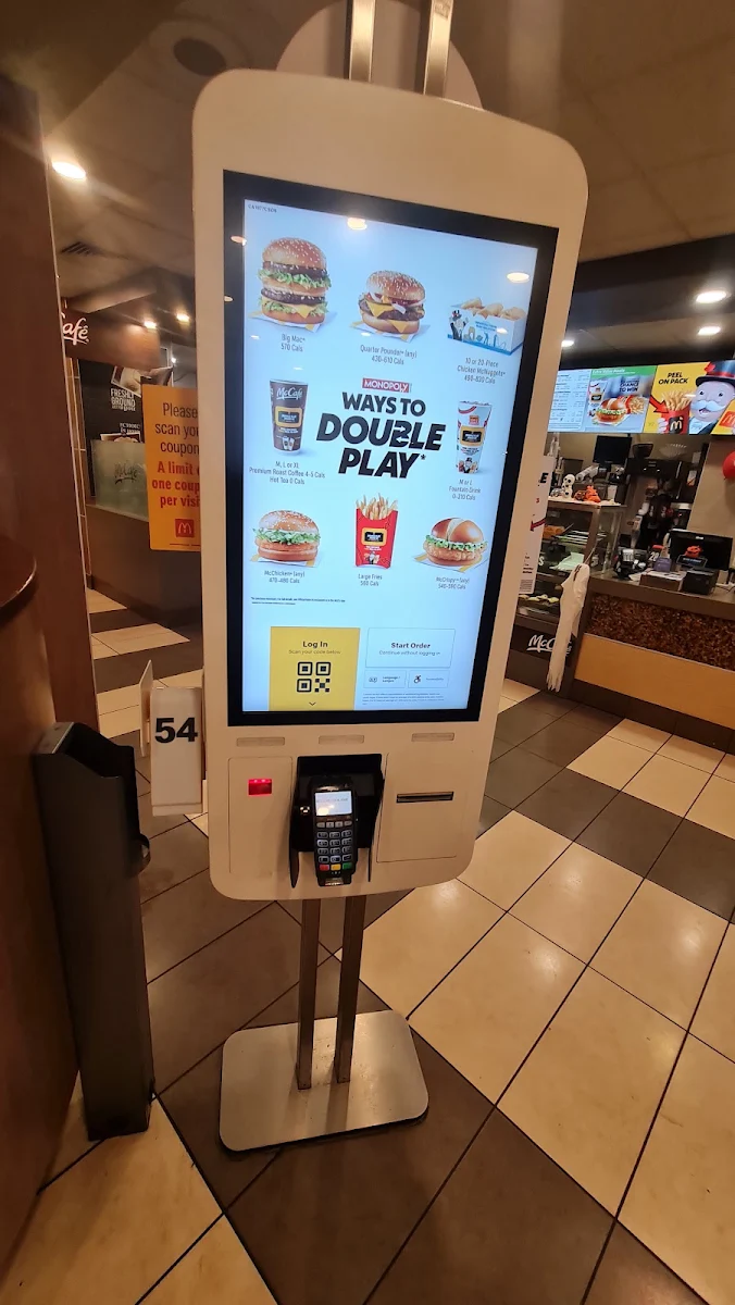 Menu, McDonald's