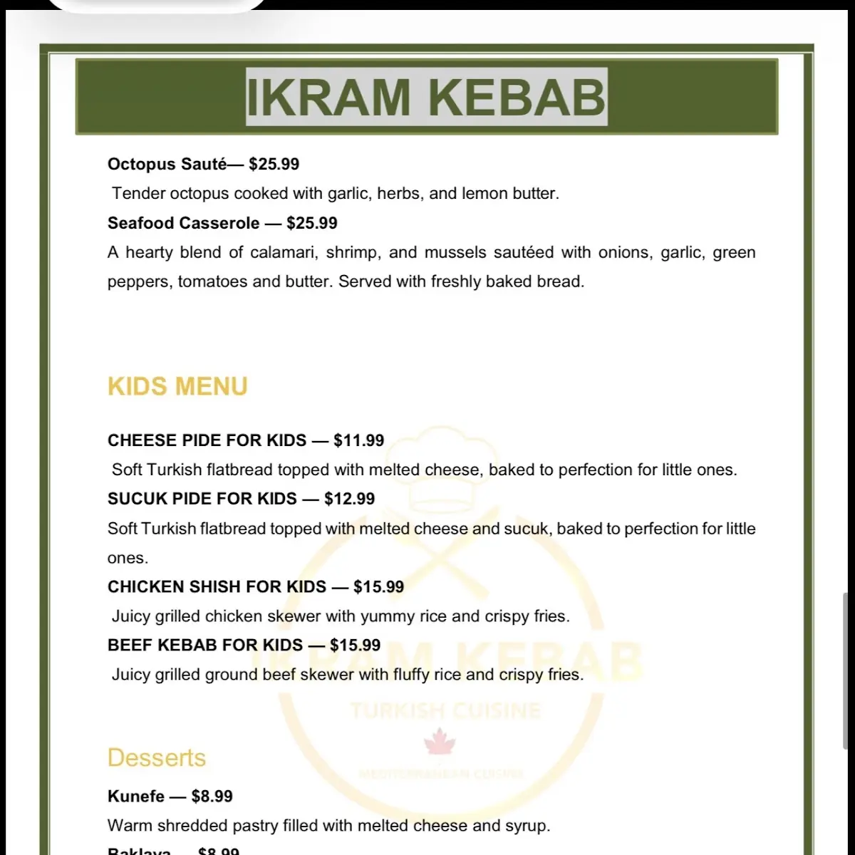 Menu photo 2