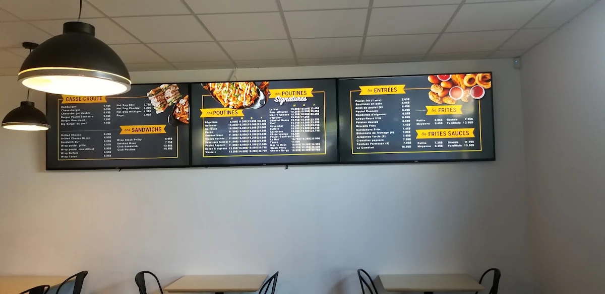 Menu, Casse-croûte Courteau St-Grégoire
