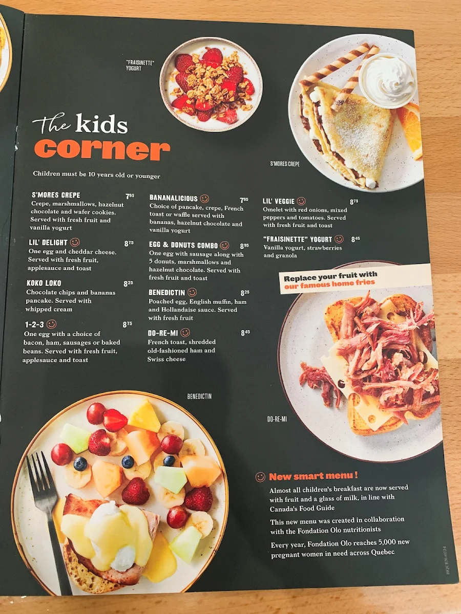 Menu, Ben & Florentine