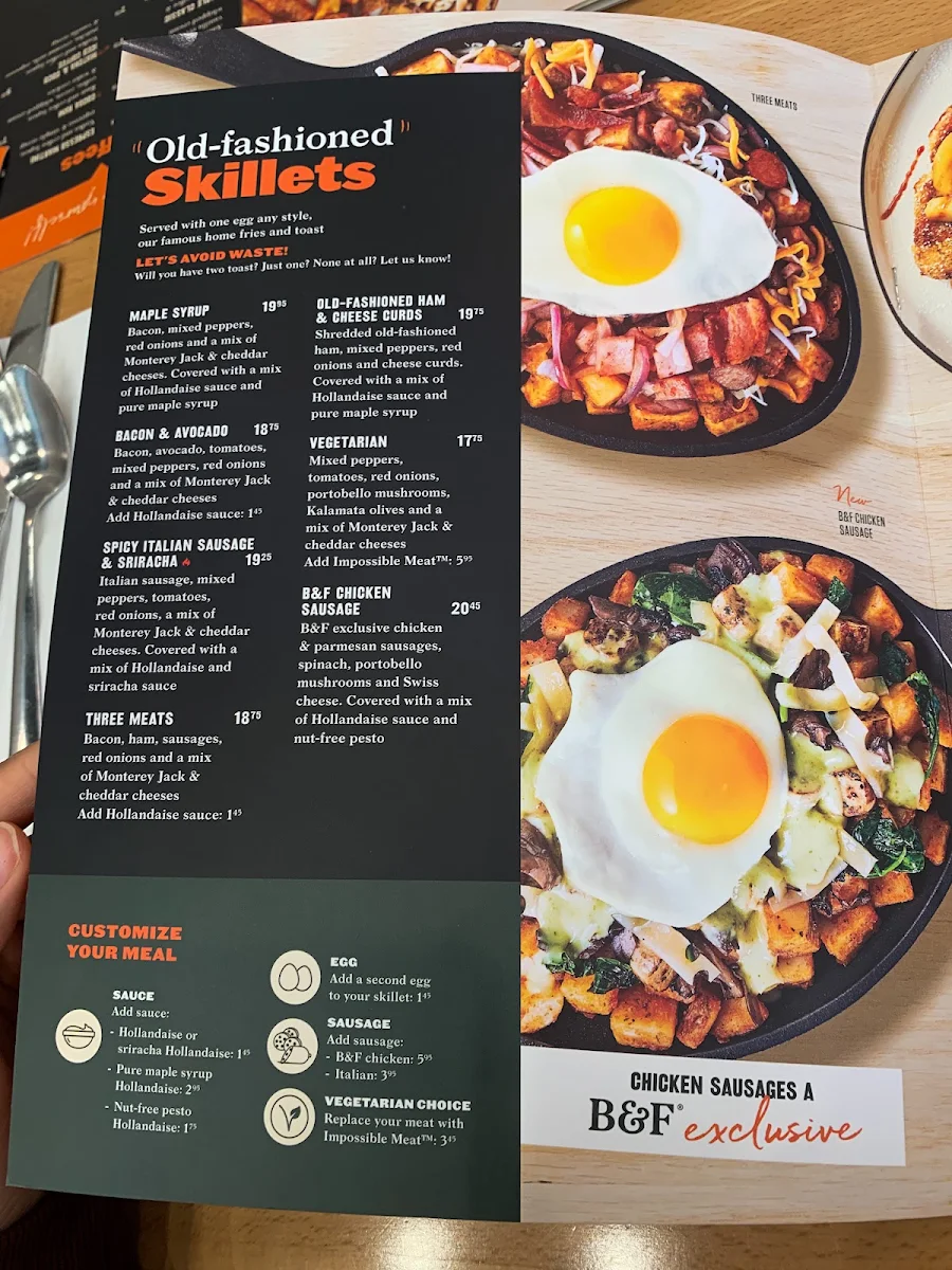 Menu, Ben & Florentine