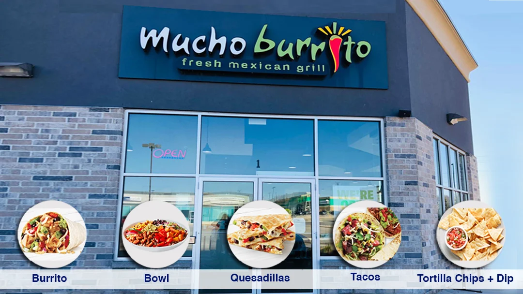 Menu, Mucho Burrito Fresh Mexican Grill