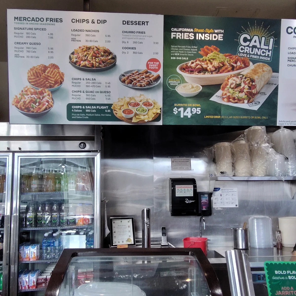 Menu, Mucho Burrito Fresh Mexican Grill