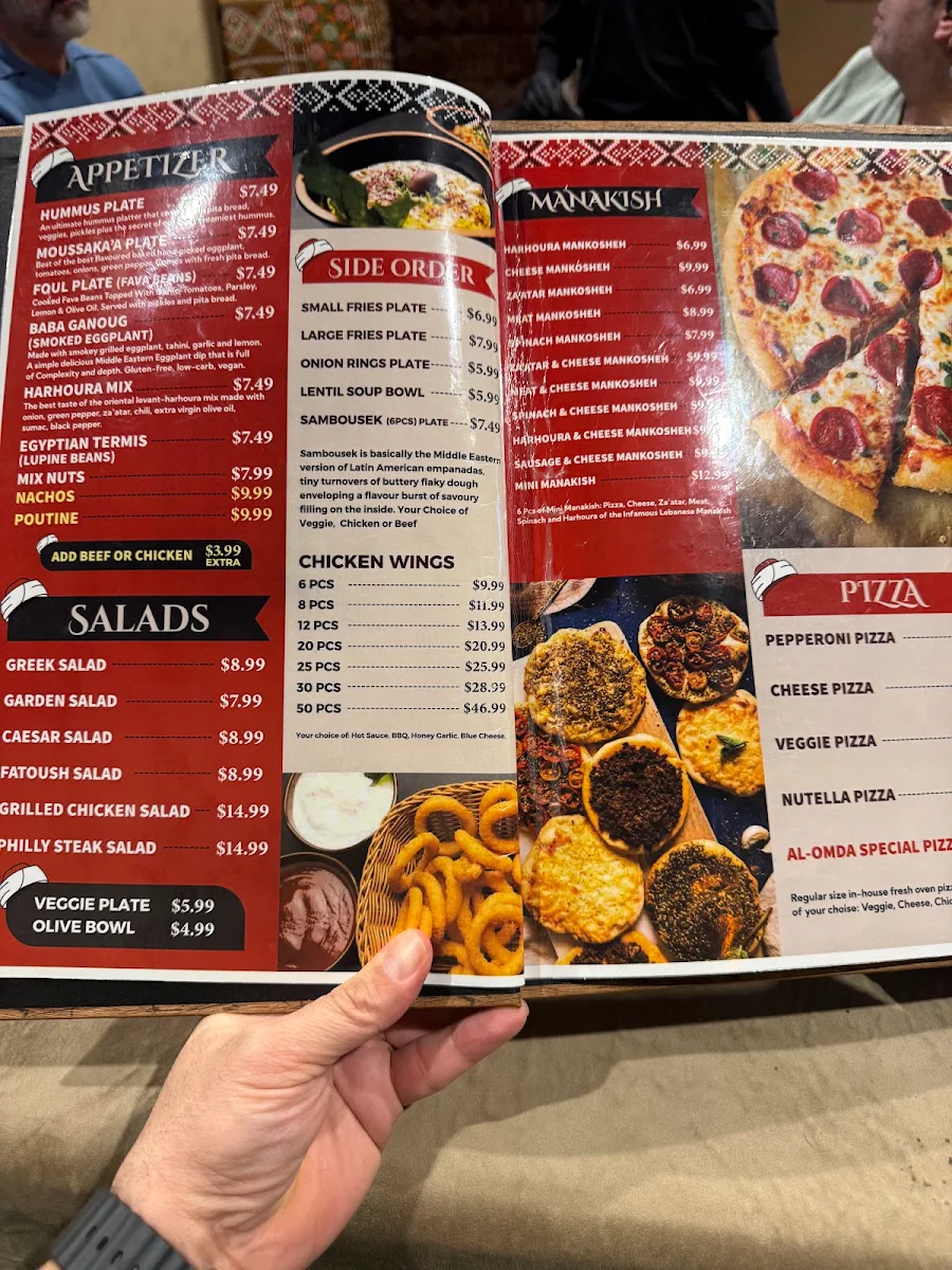 Menu, Al Omda Lounge | Halal Restaurant