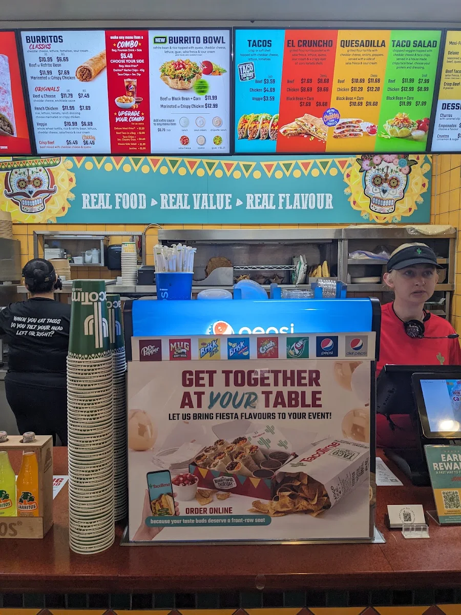 Menu, TacoTime