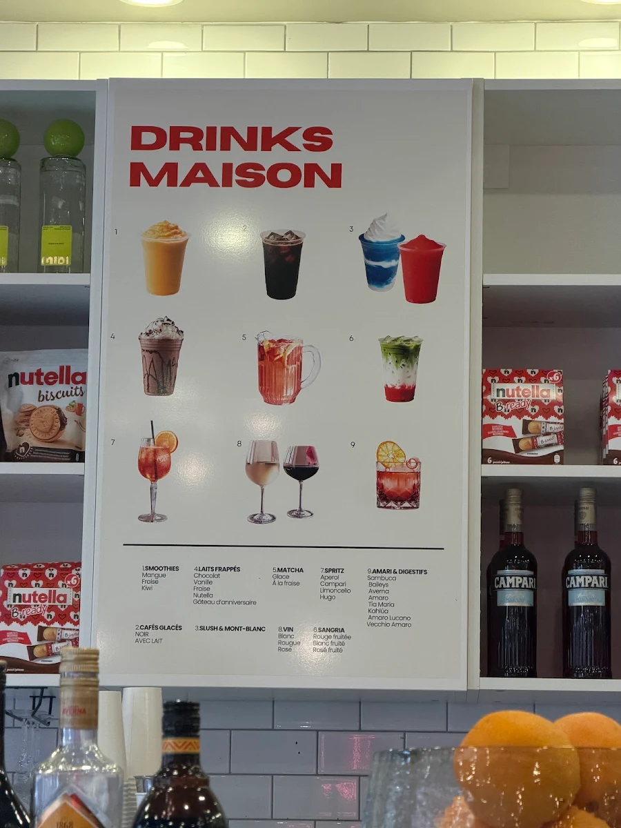 Menu, CAFÉ GELATO - ST-LAURENT