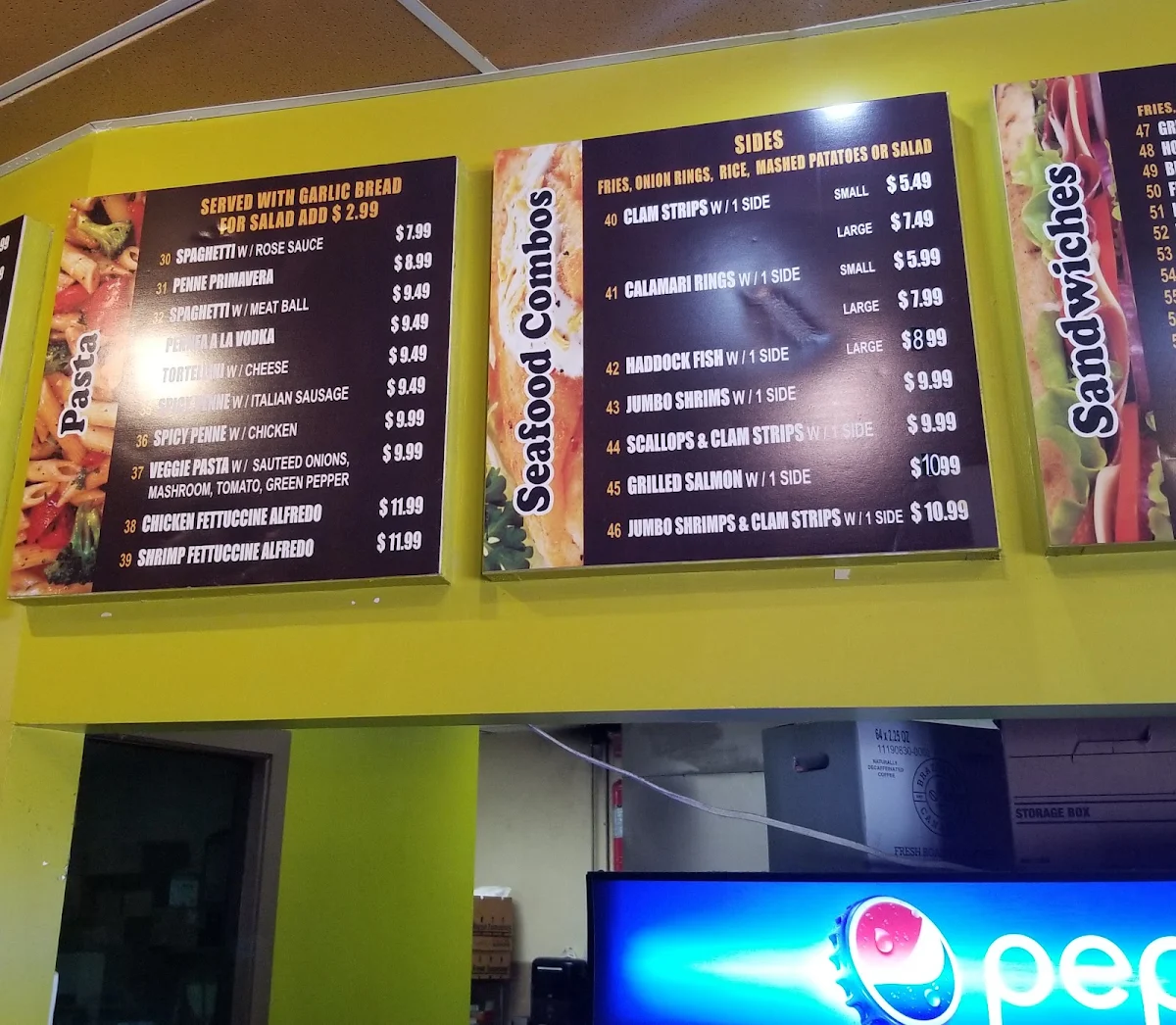 Menu, Good Egg Dining