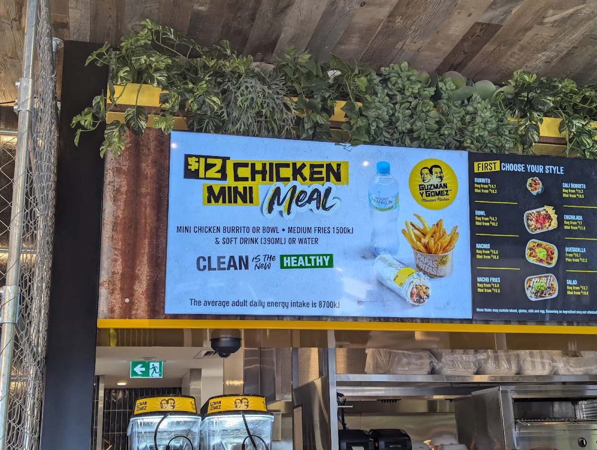 Menu, Guzman y Gomez - Wilsonton