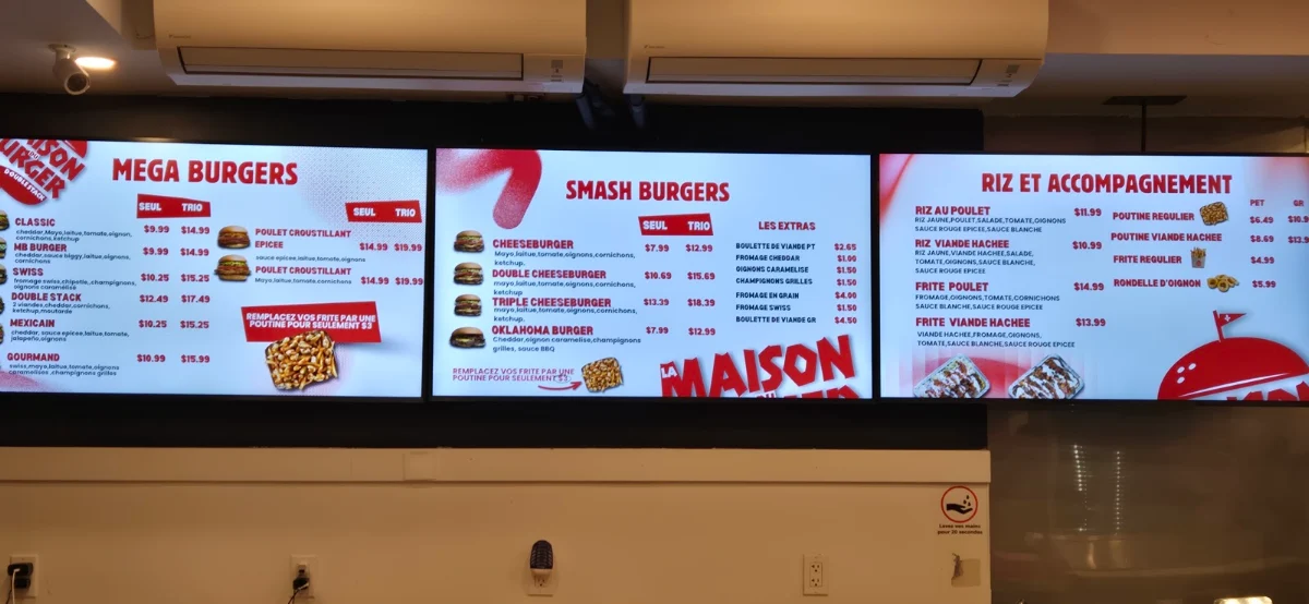 Menu, La maison du burger double stack (HALAL)
