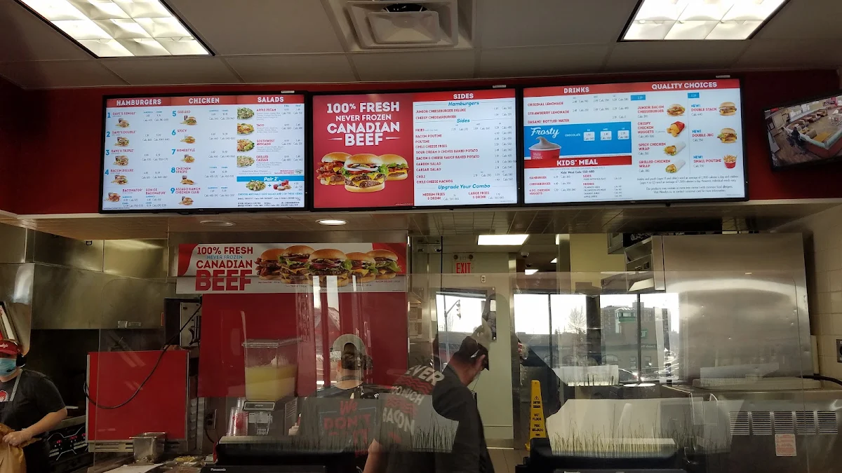 Menu, Wendy's