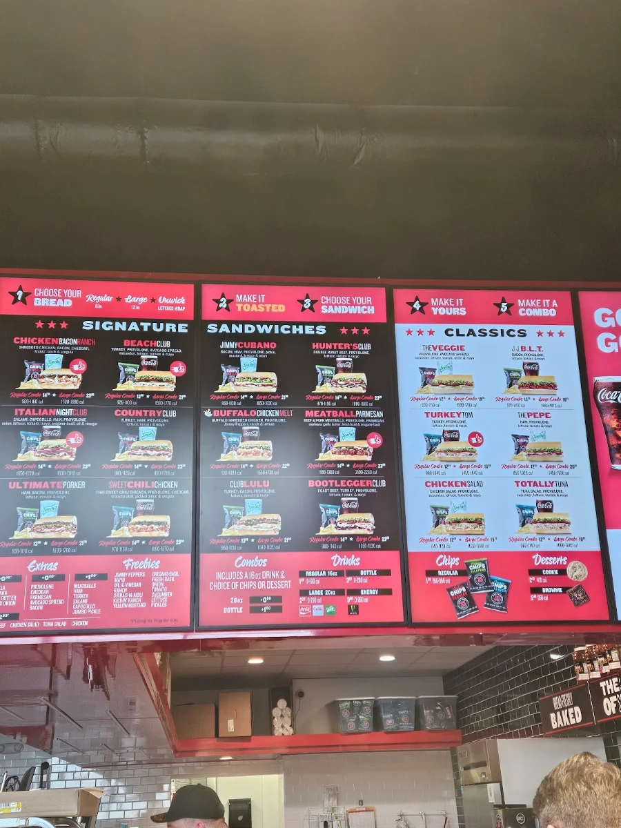 Menu, Jimmy John's