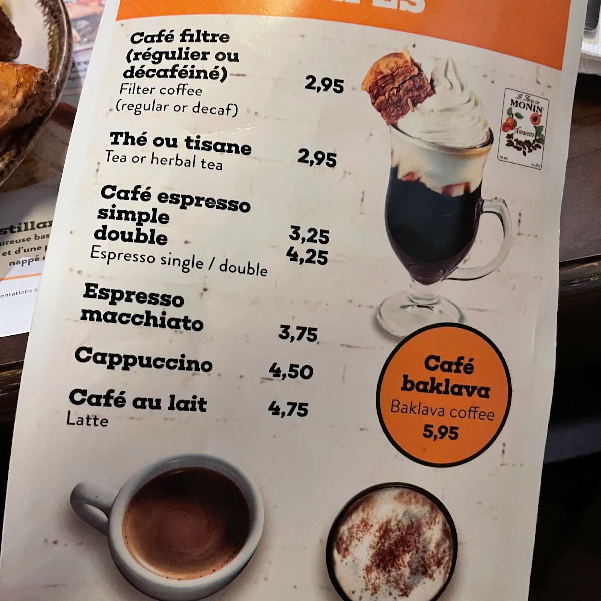 Menu, Casa Grecque