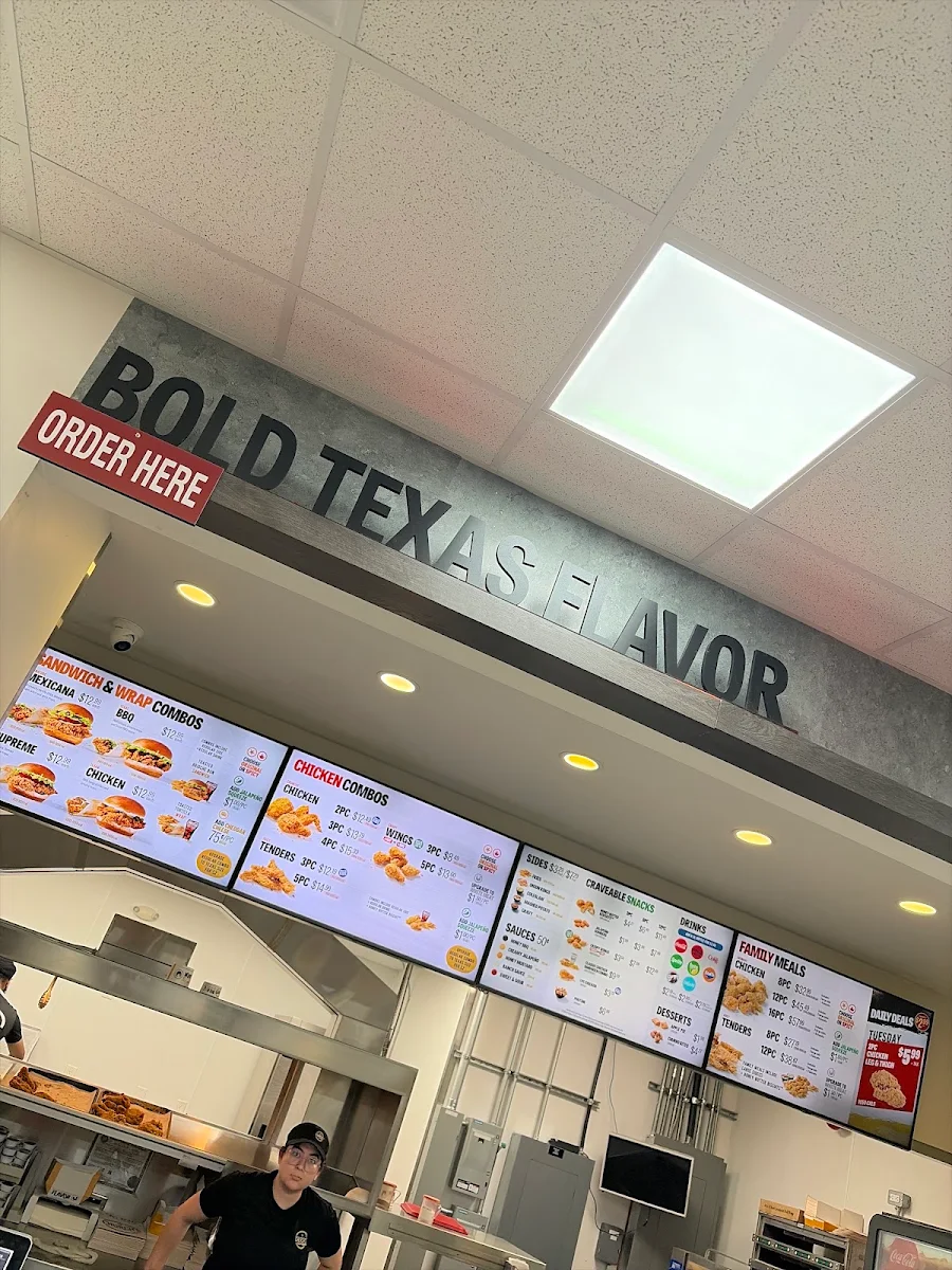 Menu, Church's Texas Chicken - Windsor