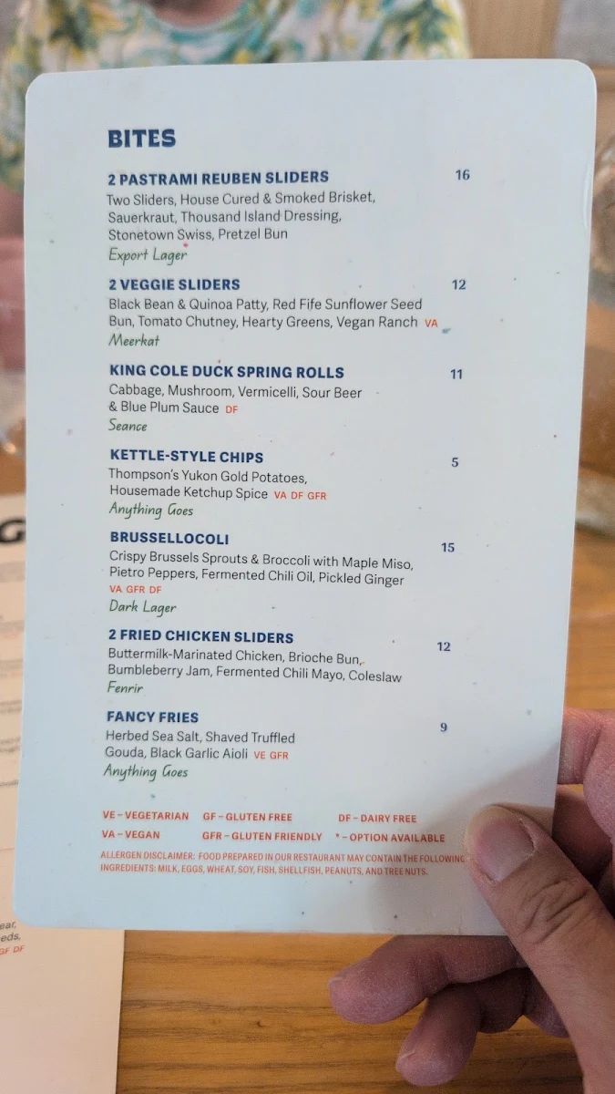 Menu, Avling