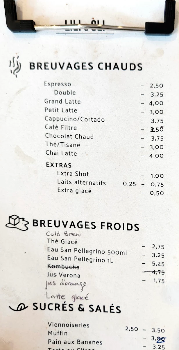 Menu, Lili et Oli Verdun