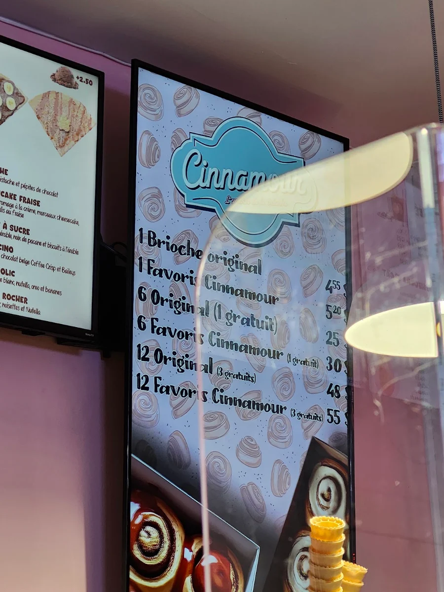 Menu, Zettis crémerie crêperie