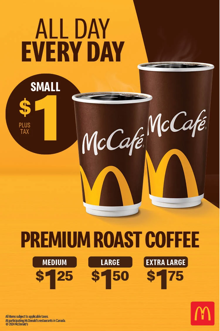 Menu, McDonald's Restaurant