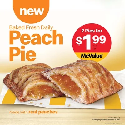 Menu, McDonald's Restaurant