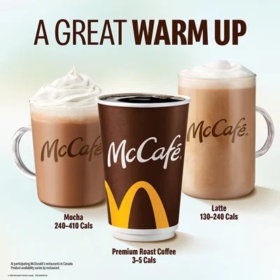 Menu, McDonald's Restaurant
