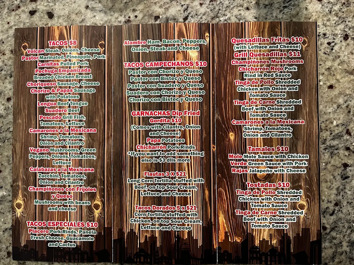 Menu photo 1