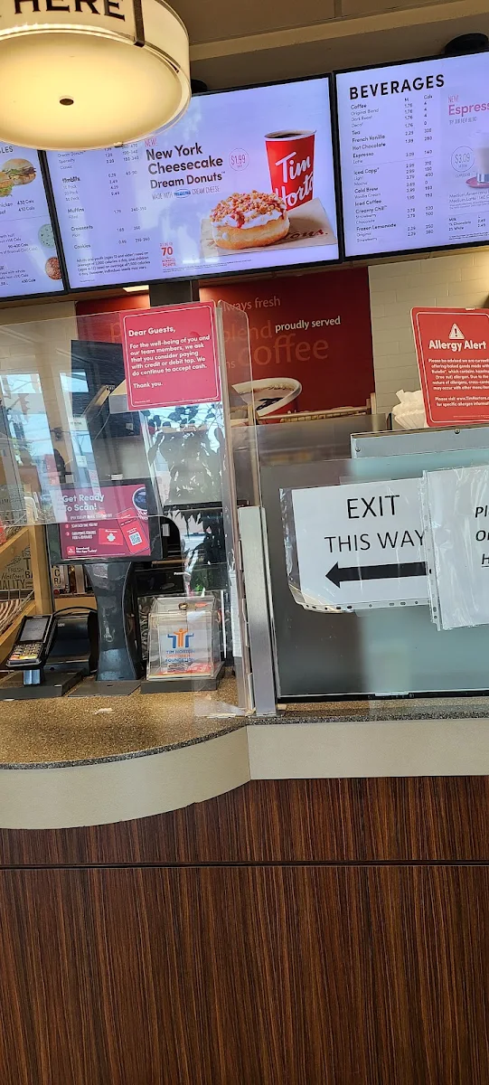 Menu, Tim Hortons