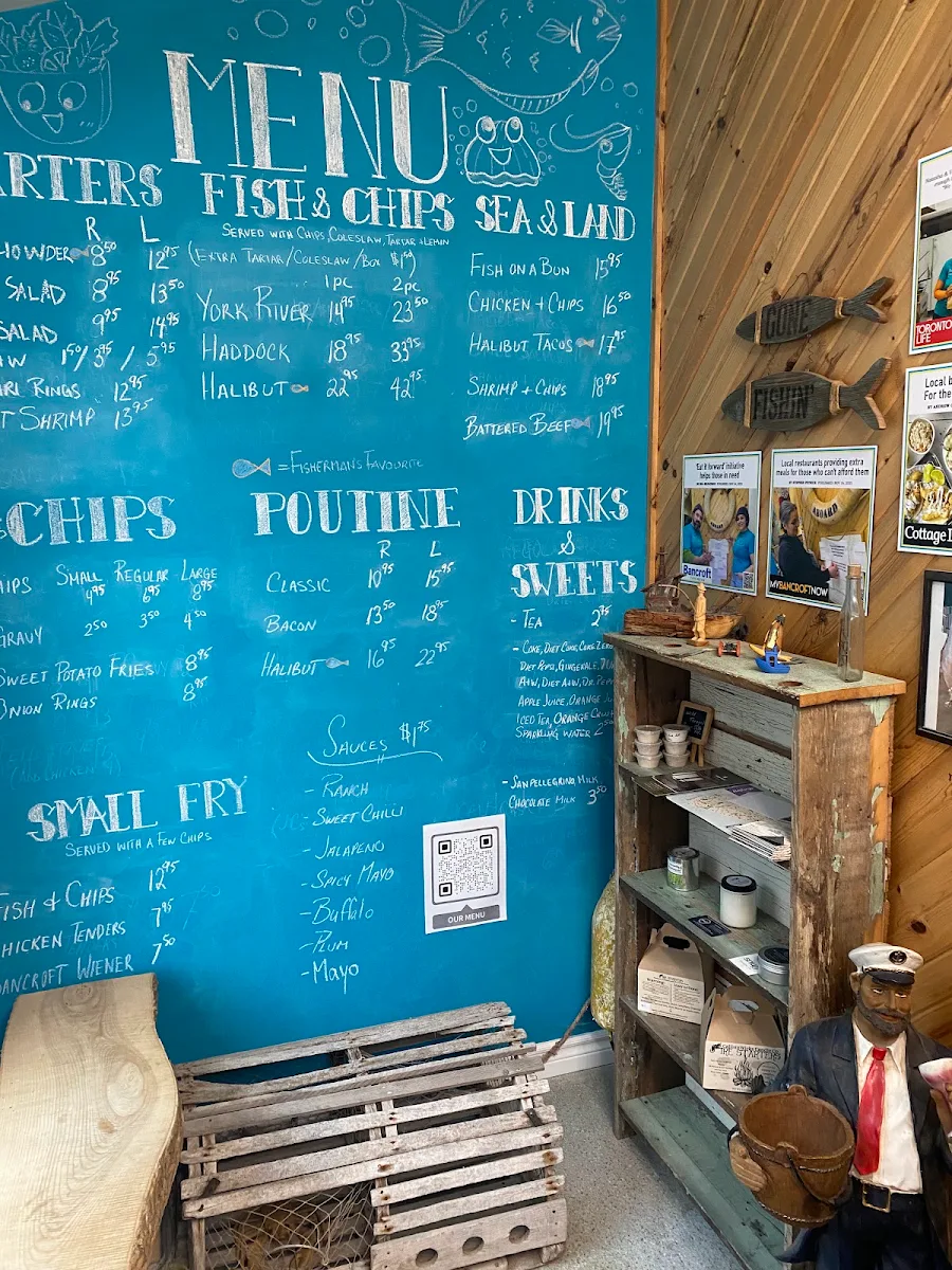 Menu, For The Halibut Fish & Chips