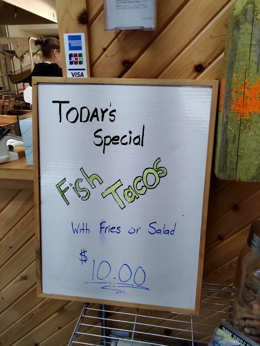 Menu, For The Halibut Fish & Chips