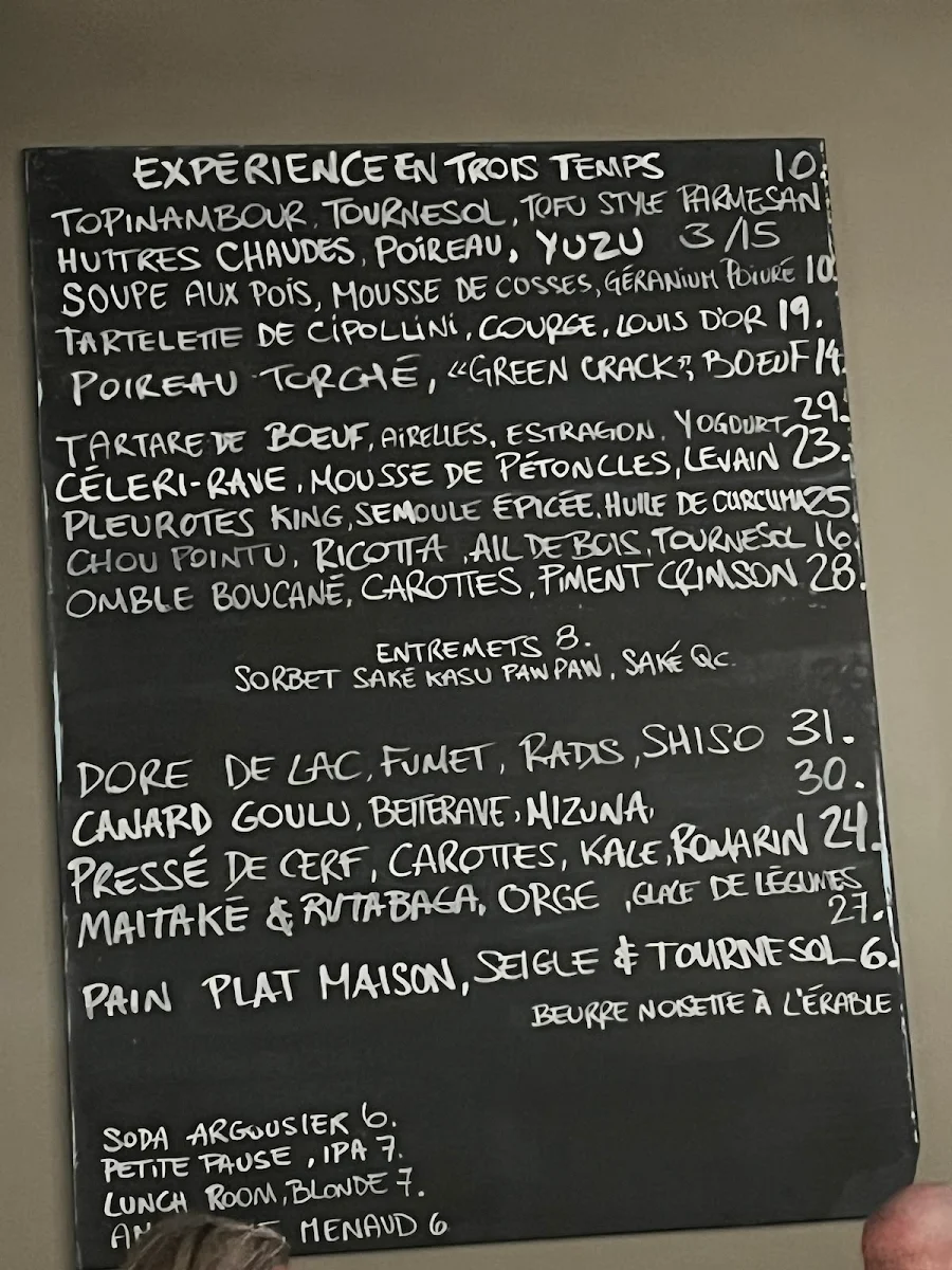 Menu, O-Thym
