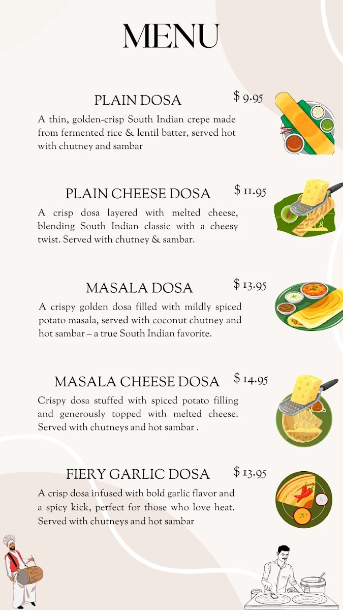 Menu, Chaatmosphere