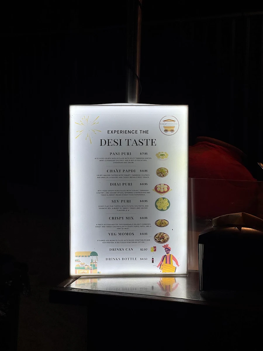 Menu, Chaatmosphere