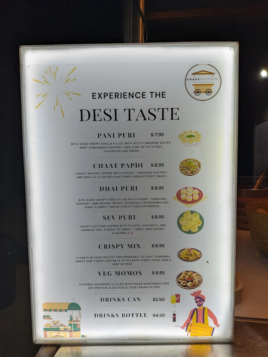 Menu, Chaatmosphere