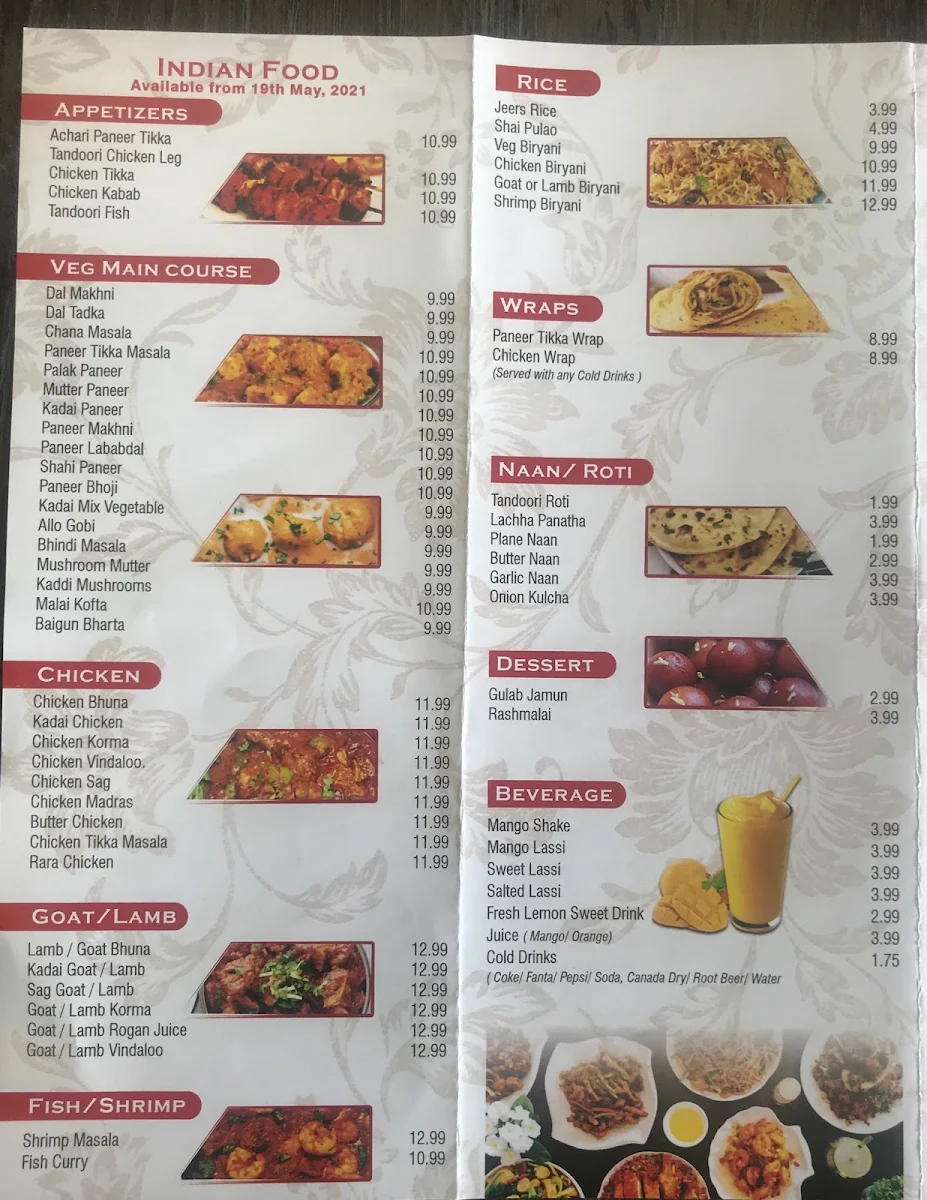 Menu, Asian Hakka Chinese & Indian Restaurant - OPEN FOR DINE-IN !