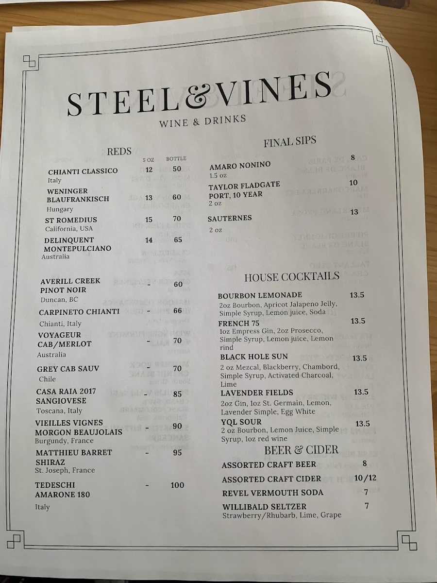 Menu photo 1