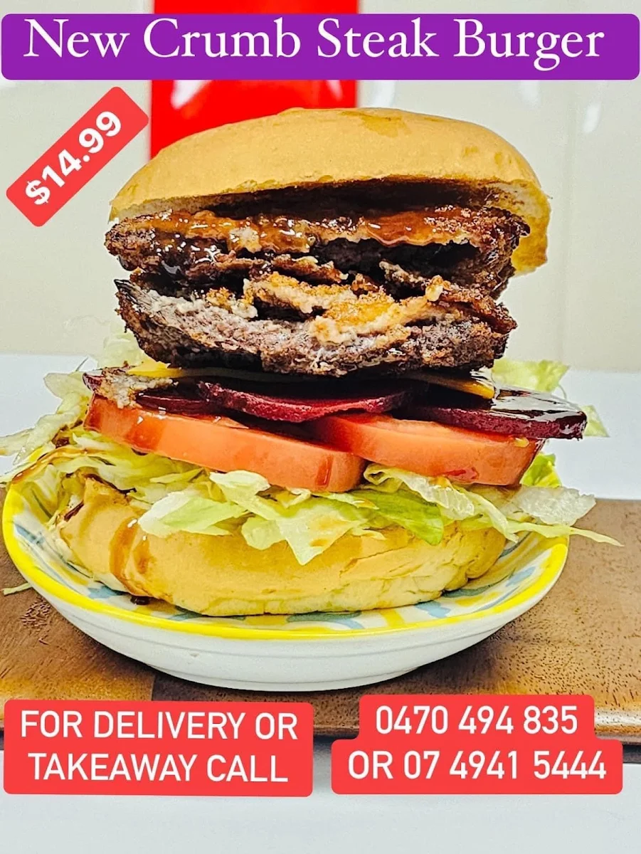 Menu, BP Moranbah - (Authentic Australian Cuisine Restaurant & Petrol Station)