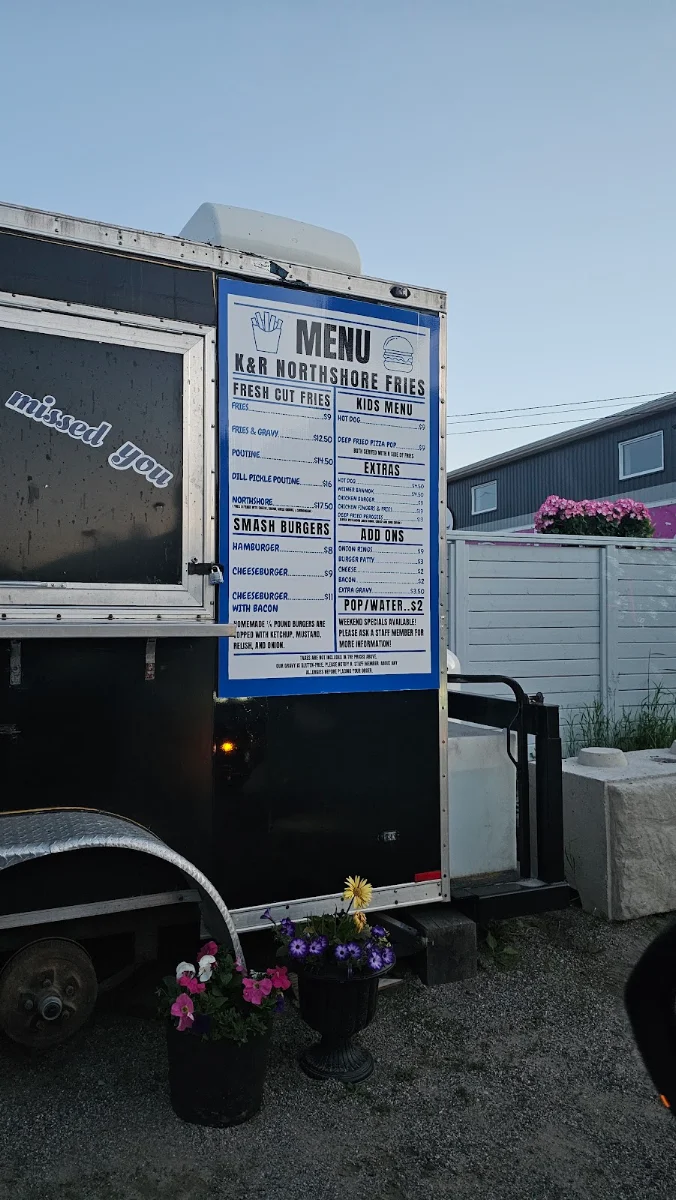 Menu, K&R NORTHSHORE FRIES
