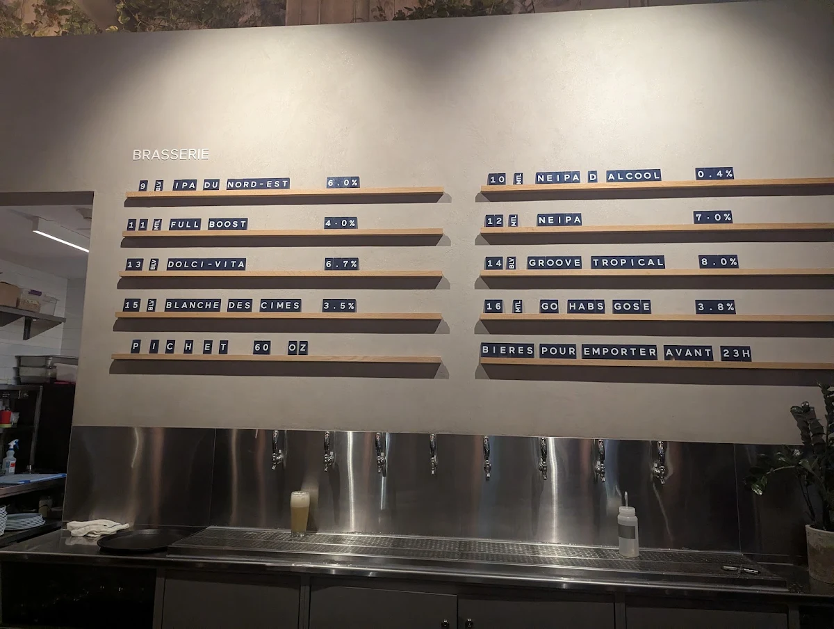 Menu, Le Relais Boréale Montréal - Microbrasserie & Boutique