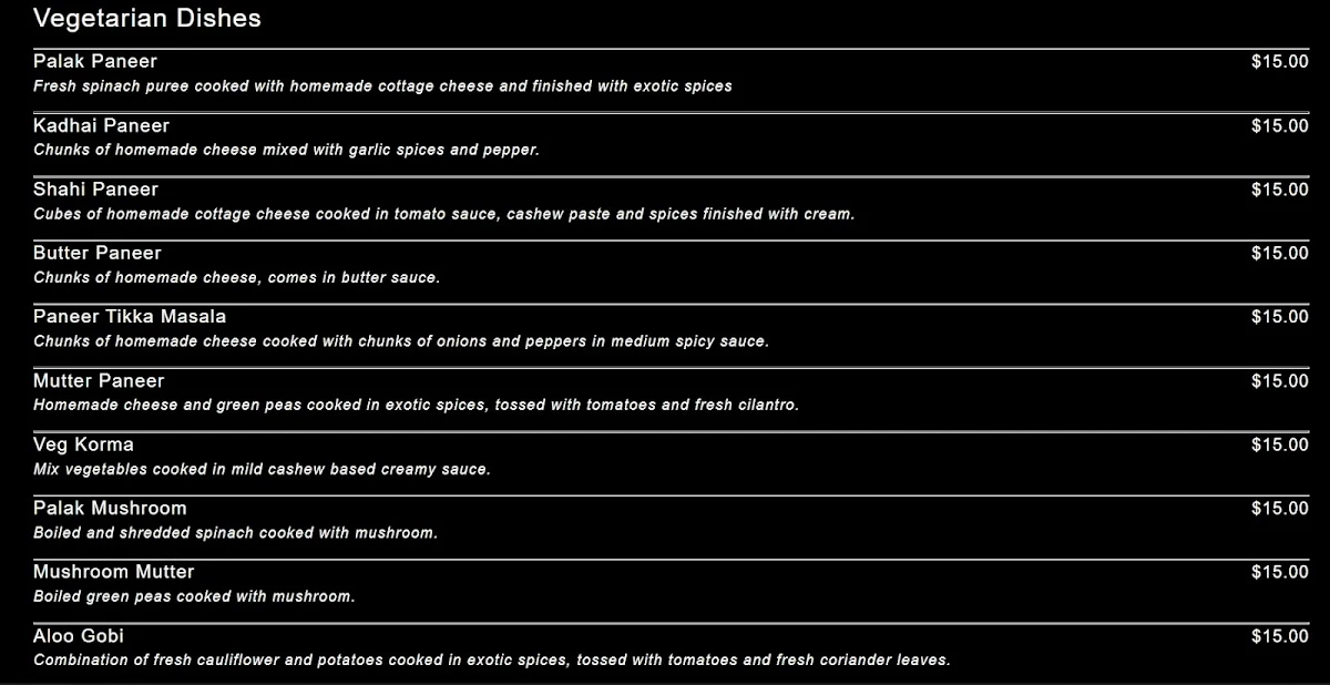 Menu photo 1