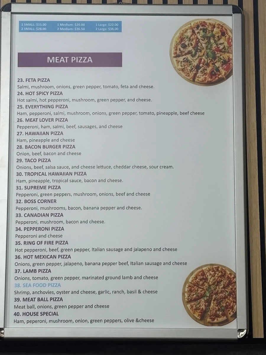 Menu photo 1