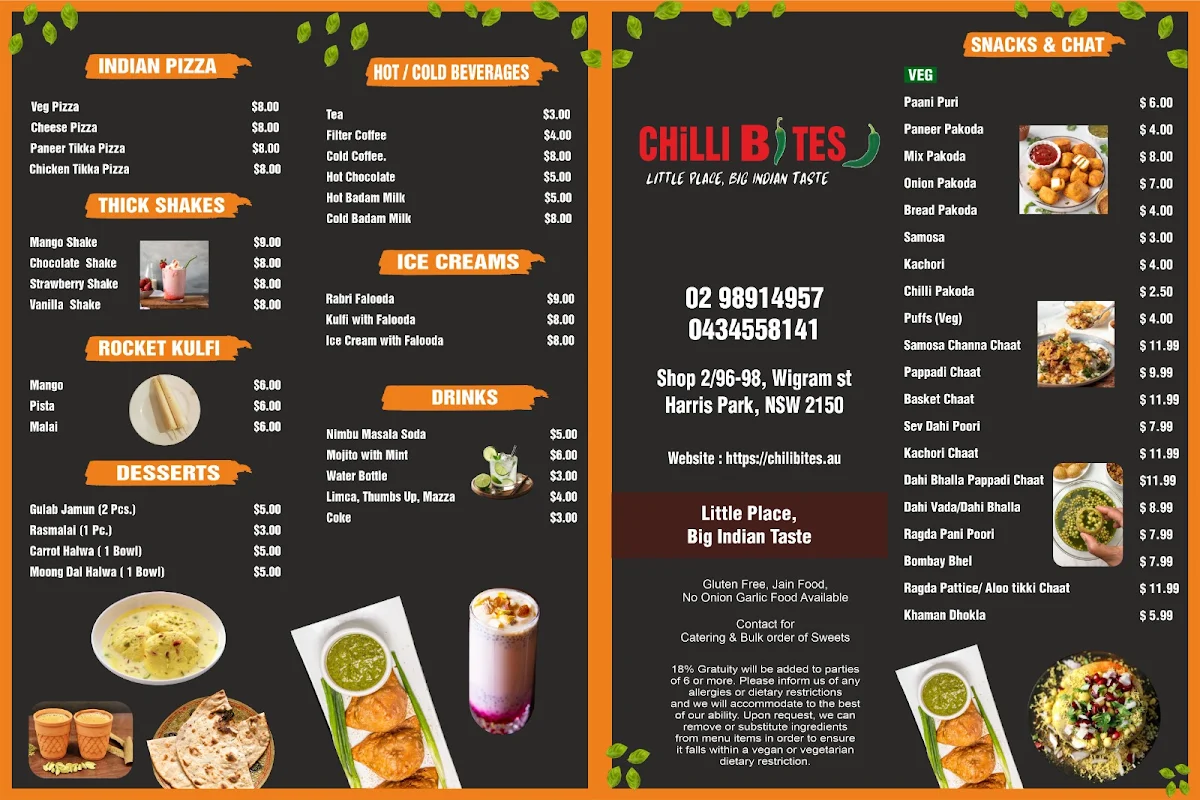 Menu, CHILLI BITES