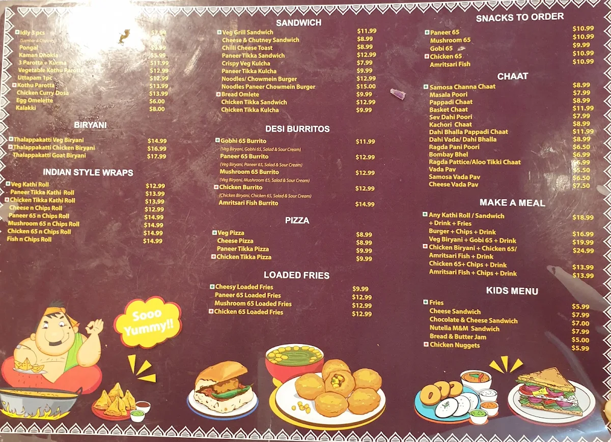 Menu, CHILLI BITES