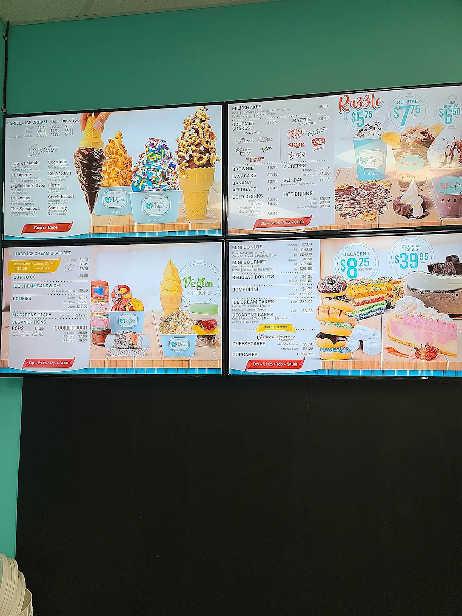 Menu, La Diperie Country Hills