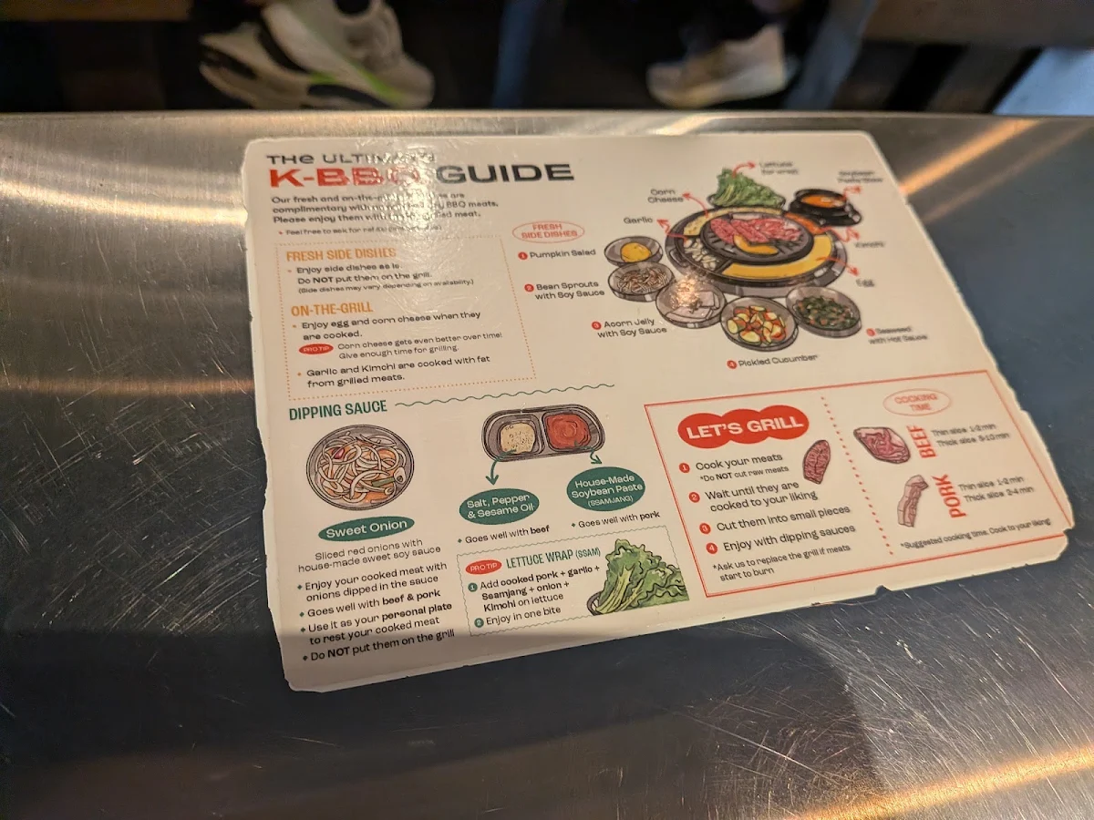 Menu, Daldongnae Korean BBQ - Waterloo