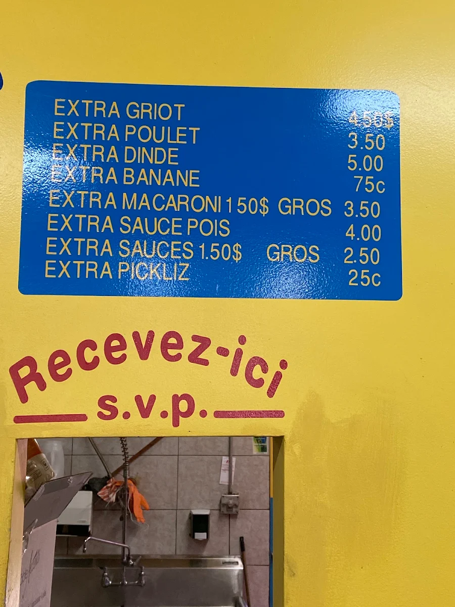 Menu, Kablain